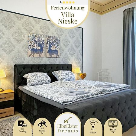 Ferienwohnung Villa Nieske - Jugendstil Denkmal, Free Wlan & Parken, Self Check-In, Smart-Tv Herzberg  Eksteriør billede